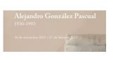 Visitas guiadas a la exposición temporal Alejandro González Pascual en A Coruña