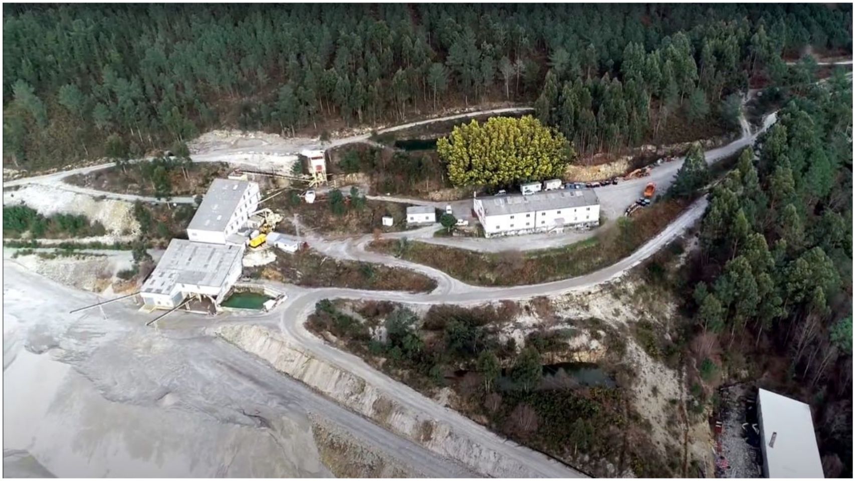 La mina de San Finx, en Lousame (A Coruña).