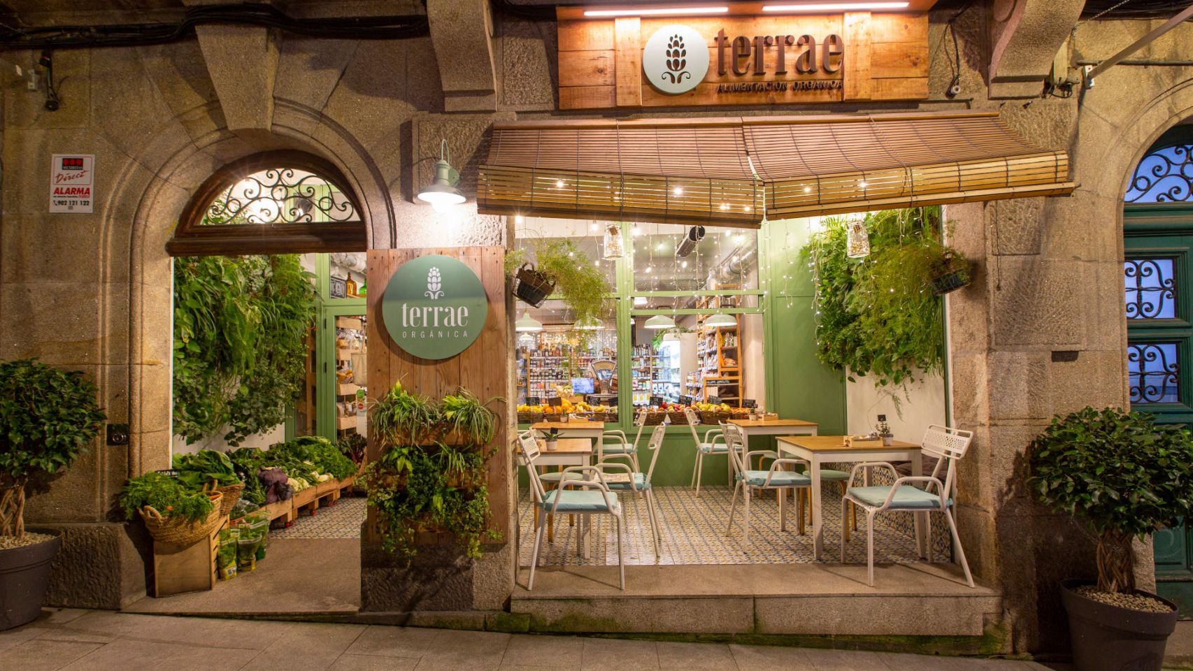Tienda y cafetería ecológica en Vigo.