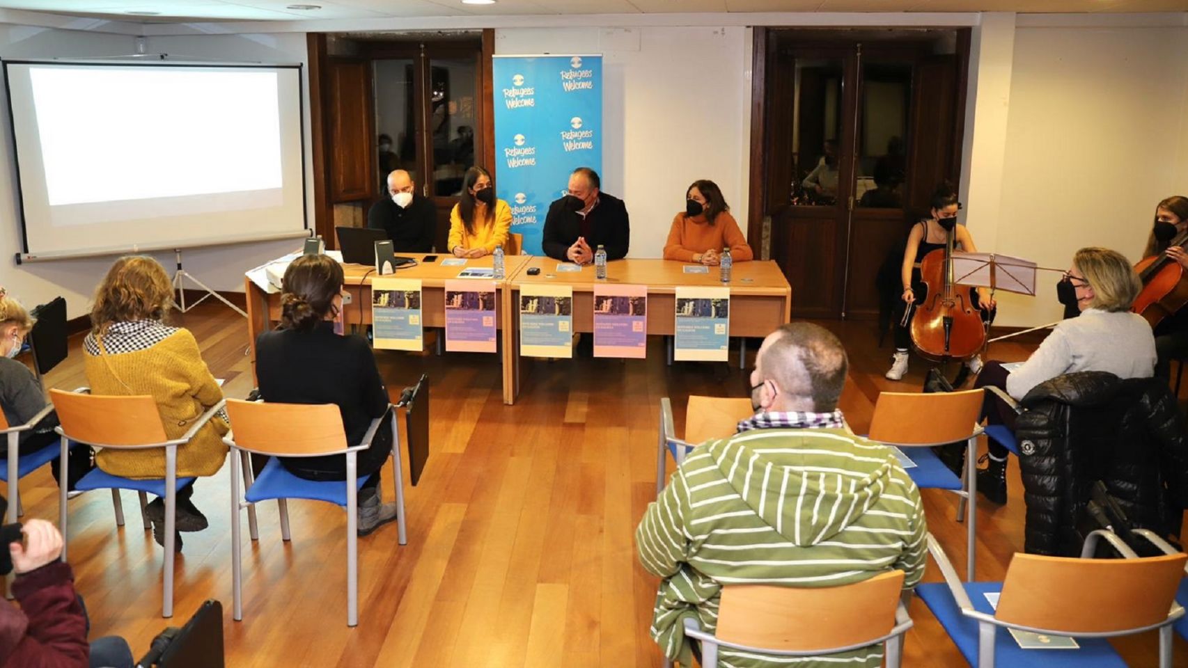 Presentación de Refugees Welcome Galicia.