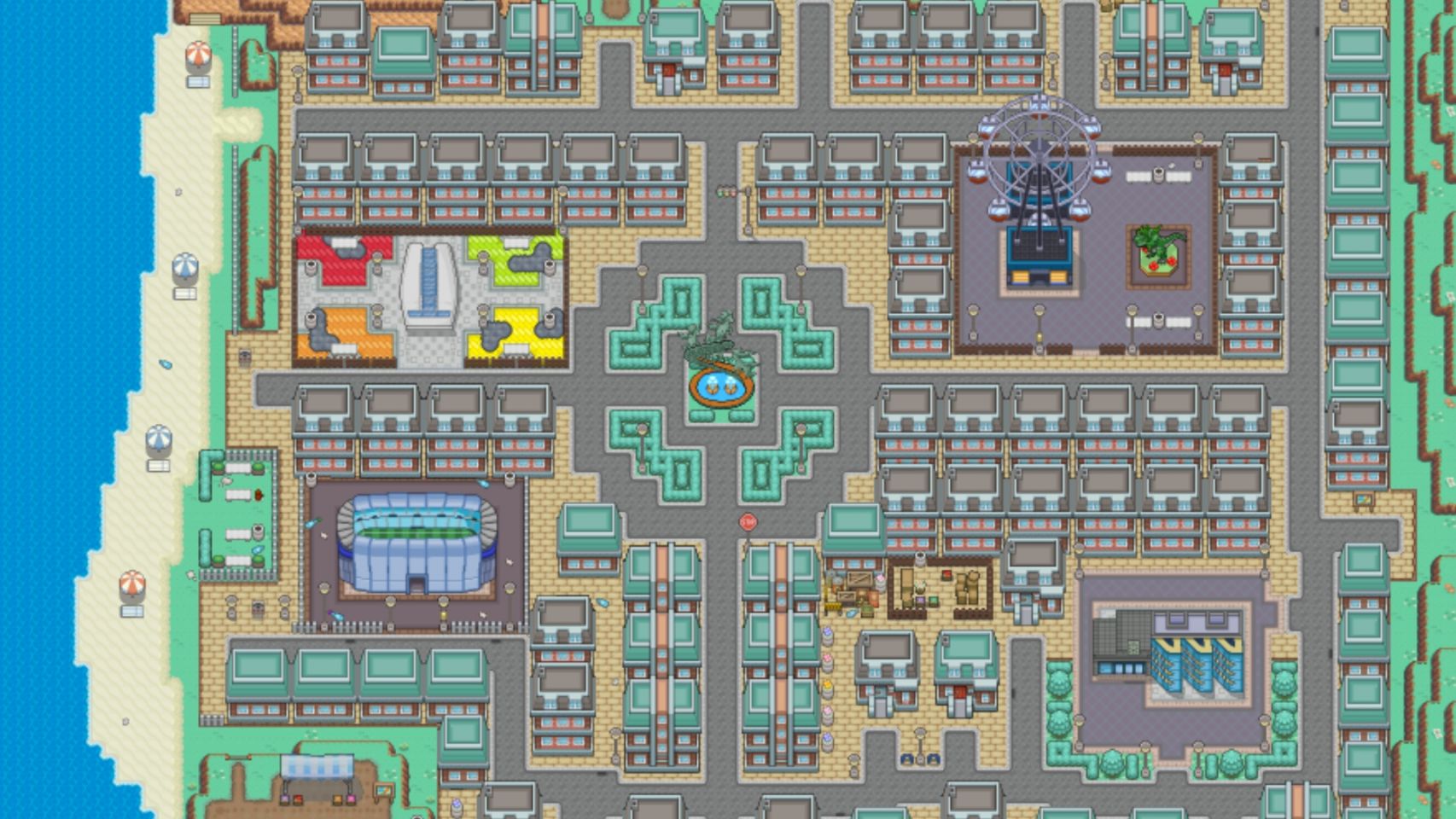 Mapa de Vigo en su versión 'Pokémon'