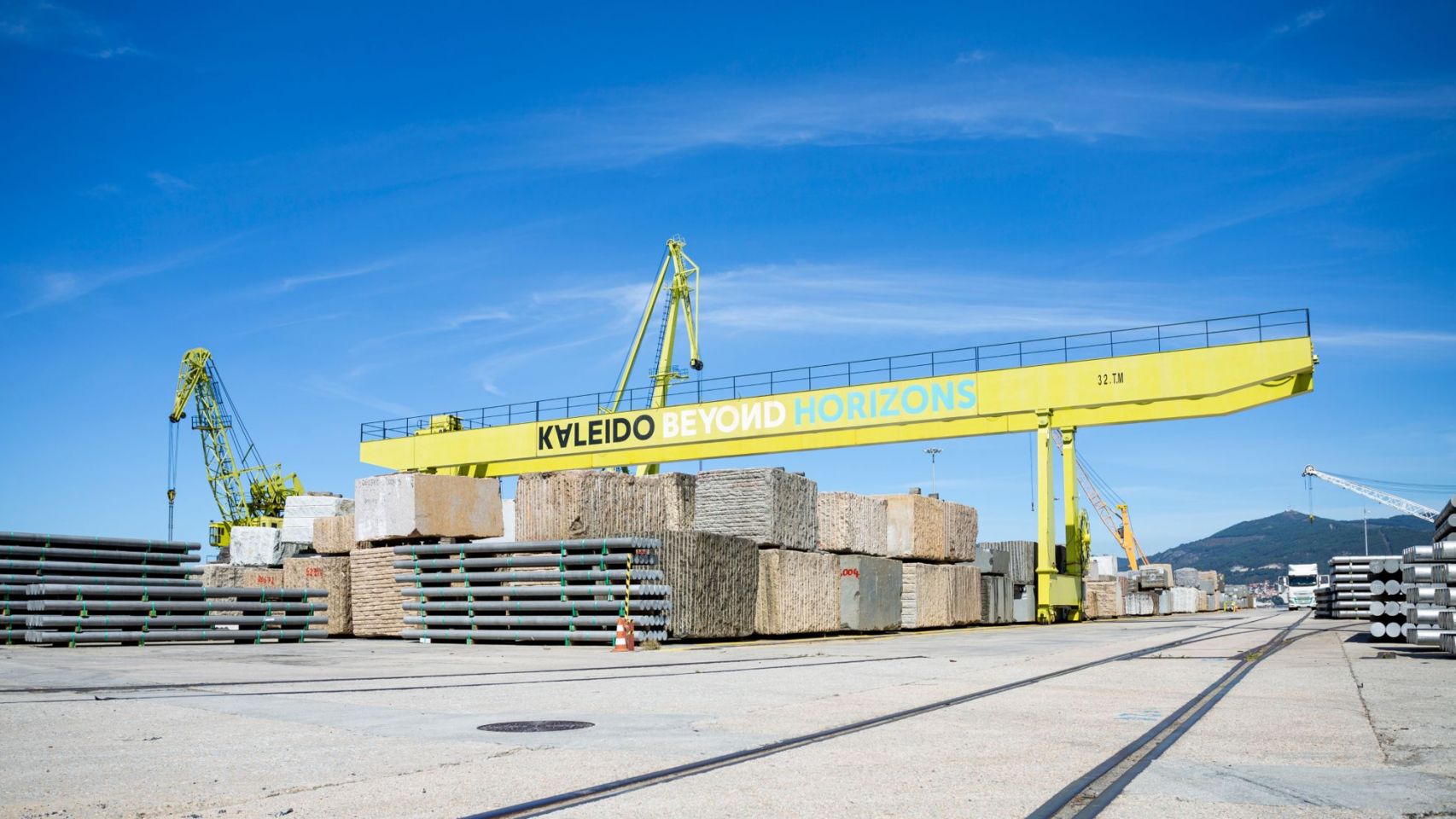 Instalaciones de Kaleido en el puerto de Vigo.