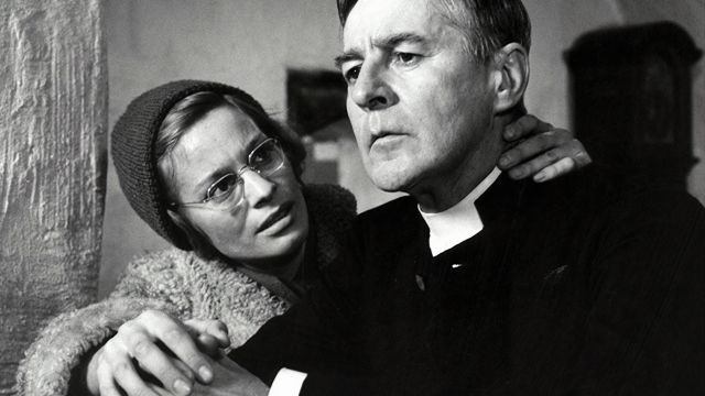 Fotograma de 'Los comulgantes', de Ingmar Bergman.