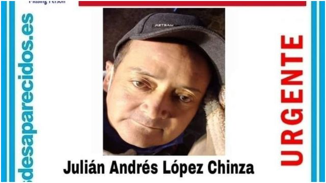 El hombre desaparecido en Santiago desde el 15 de enero.