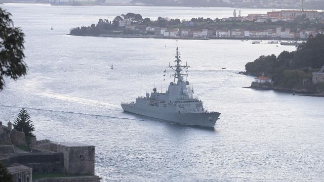 La fragata 'Blas de Lezo' zarpa desde Ferrol para integrarse en la agrupación permanente número 2 de la OTAN en el Mar Negro