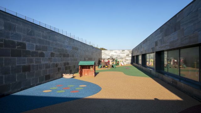 Escuela municipal infantil de Los Rosales, en A Coruña.