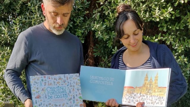 Noelia y Ramón, autores de 'Camino Portugués da Costa'.