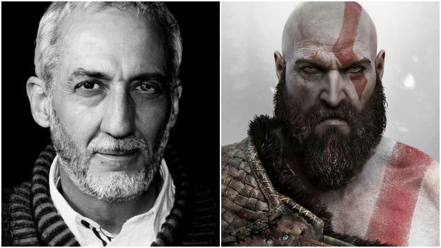 El actor de doblaje coruñés, Rafael de Azcárraga, voz de Kratos en 'God of War'.
