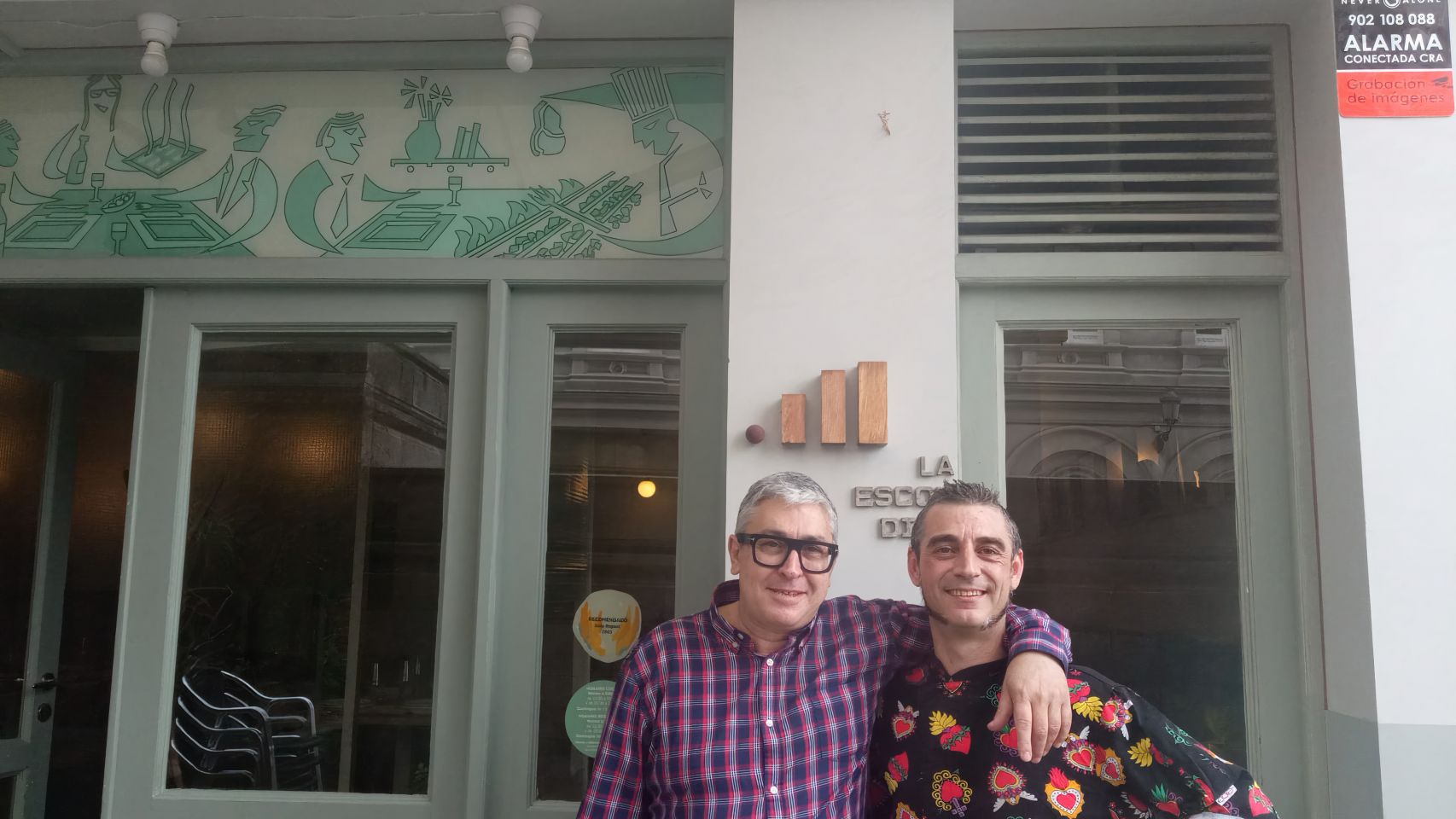 Óscar Hermida y Óscar Asensio, propietarios de la Escondita.