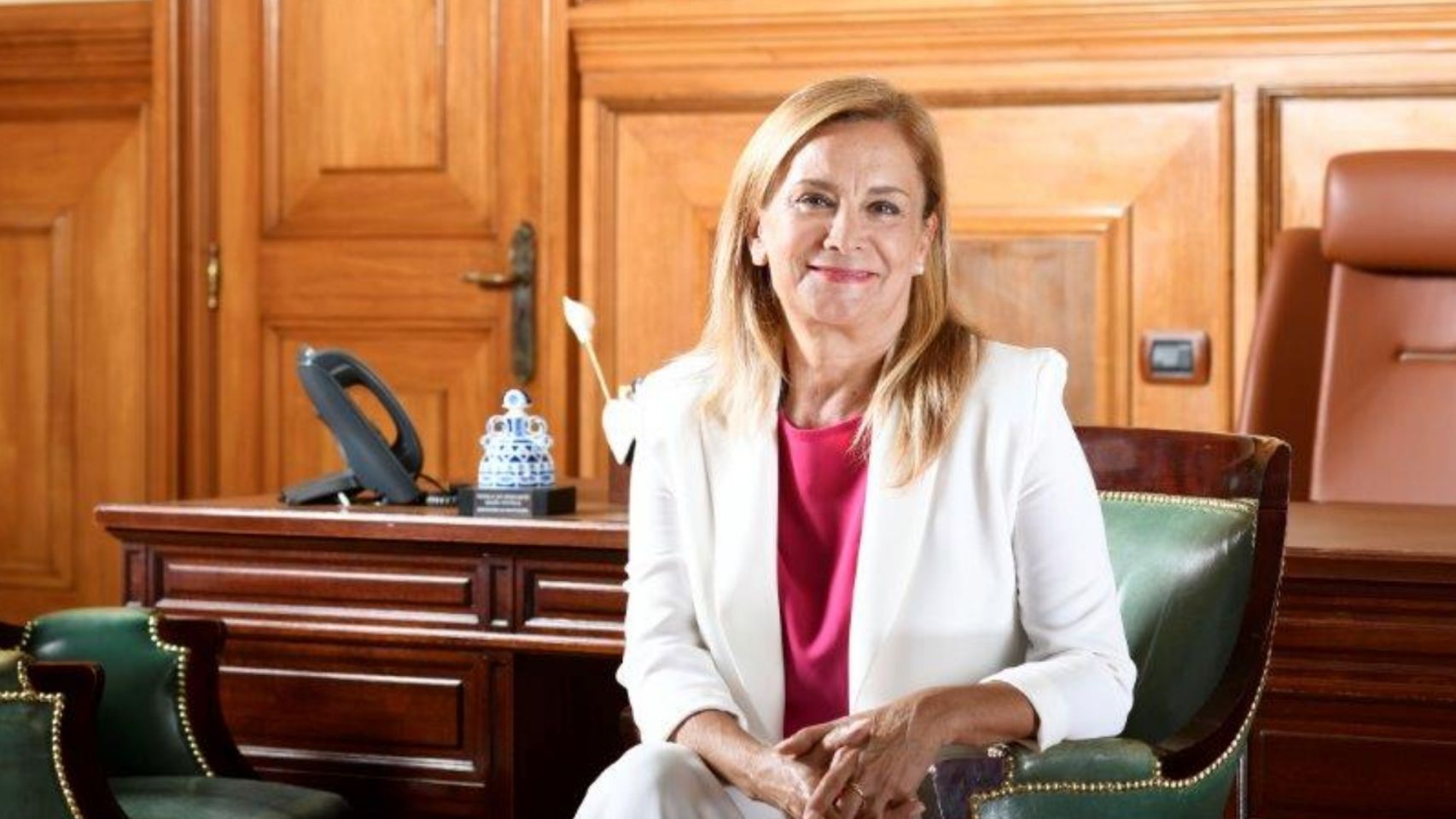 Carmela Silva, presidenta de la Diputación de Pontevedra. 