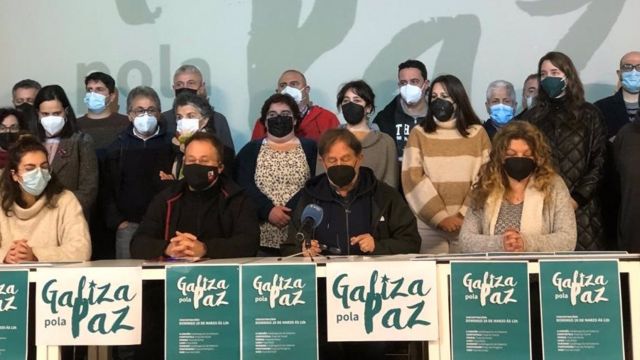 Plataforma Galiza pola Paz convoca manifestaciones el 27 de marzo.