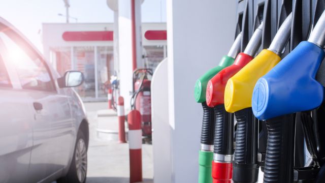 Imagen de archivo de una gasolinera.