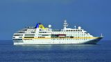 Llegada del Crucero `MS Hamburg´ al Puerto de  A Coruña