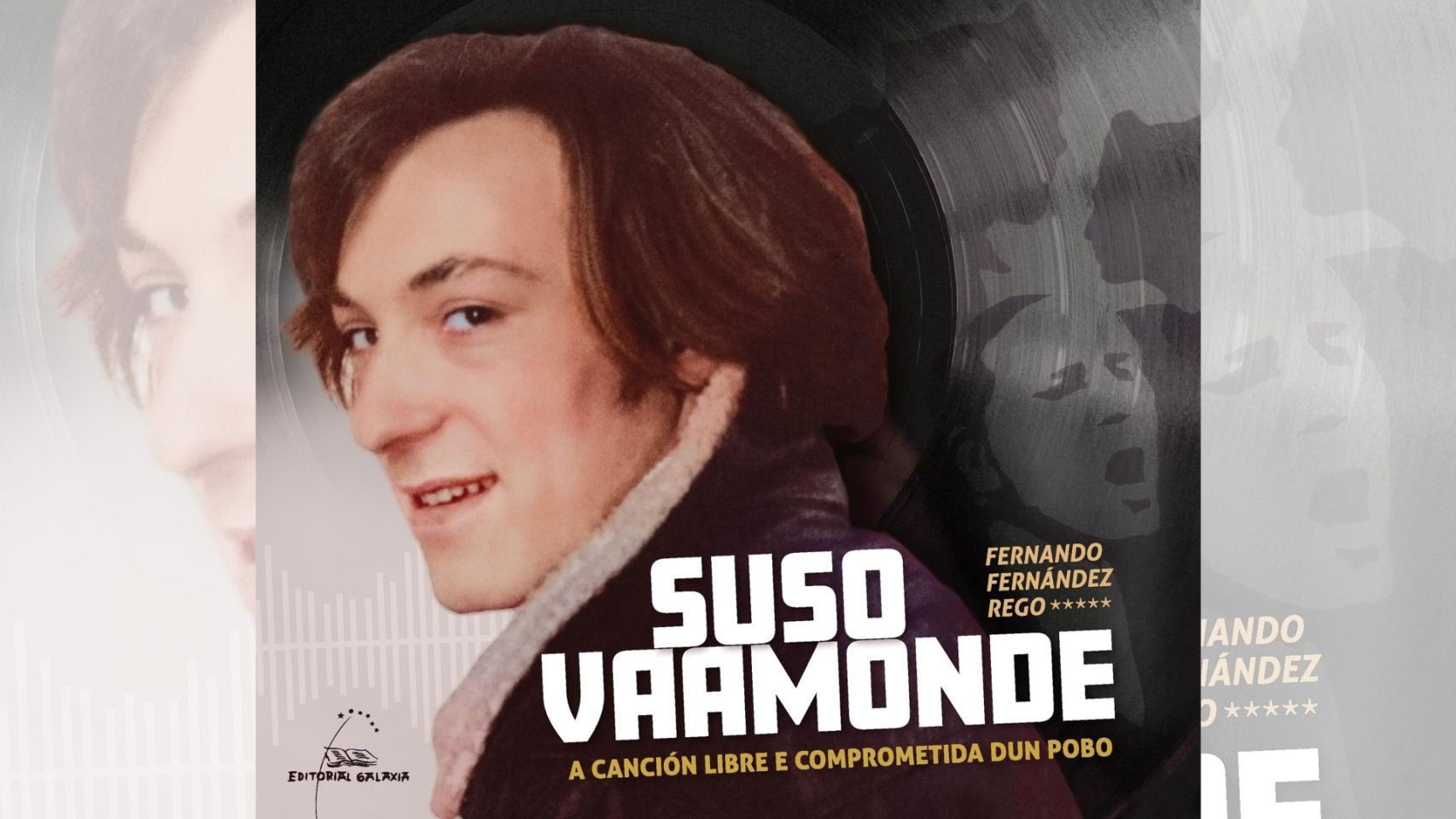 Portada de 'Suso Vaamonde. A canción libre e comprometida dun pobo' de Fernando Fernández Rego.