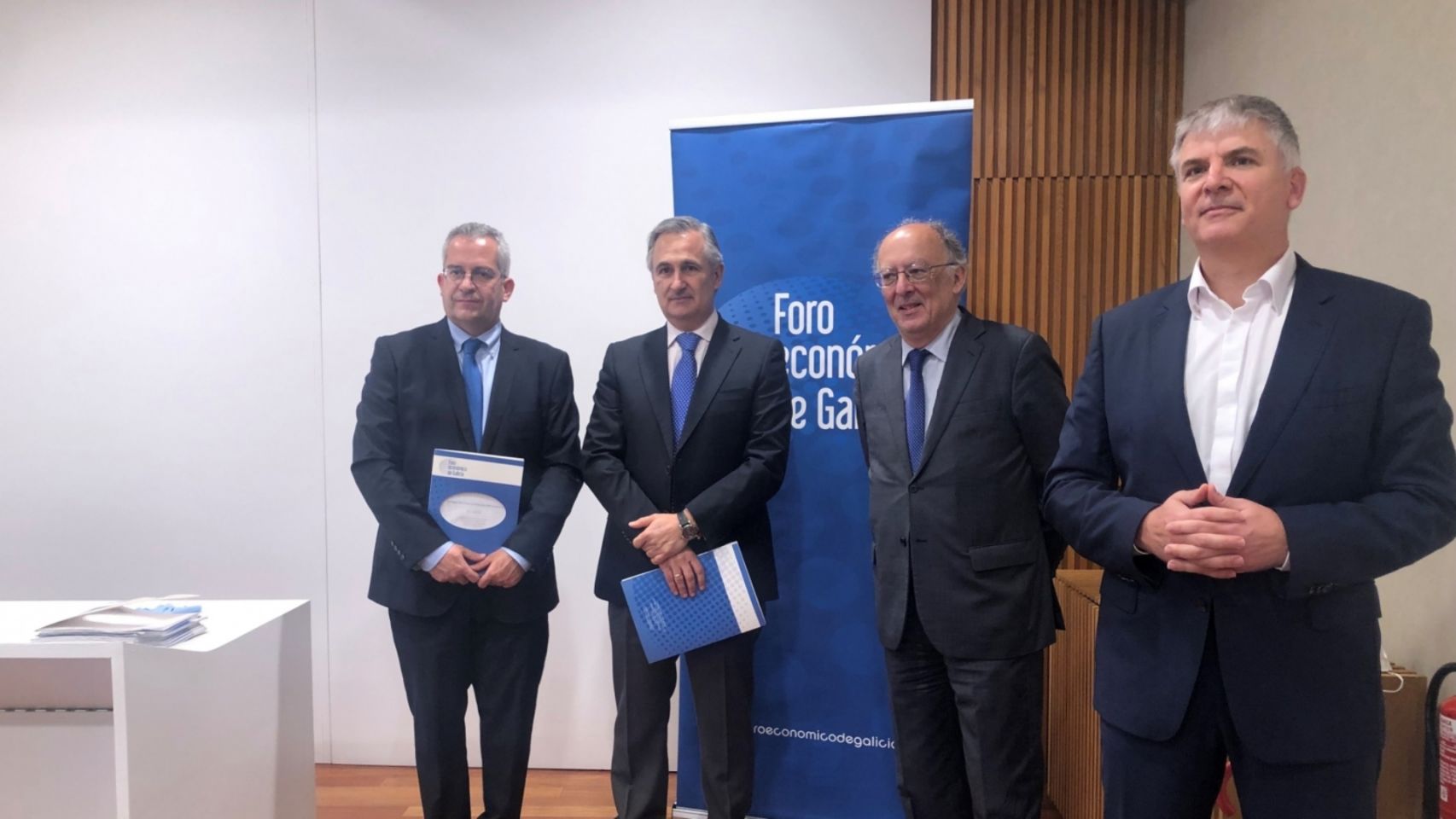 Presentación del informe del Foro Económico de Galicia.