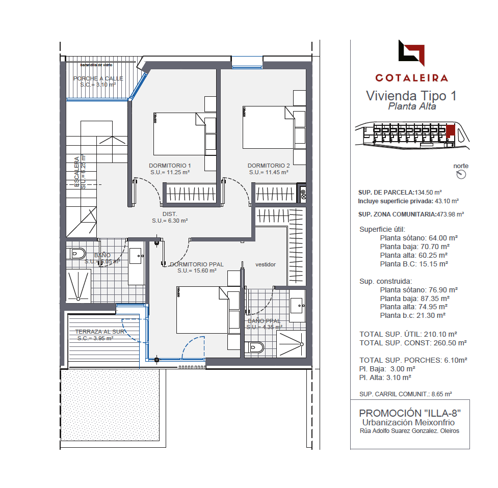 Así es la nueva urbanización de 11 viviendas de diseño y sostenibles en  Oleiros (A Coruña)