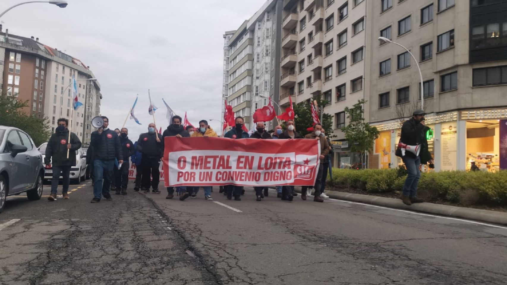Trabajadores del metal exigen en A Coruña "un convenio digno".
