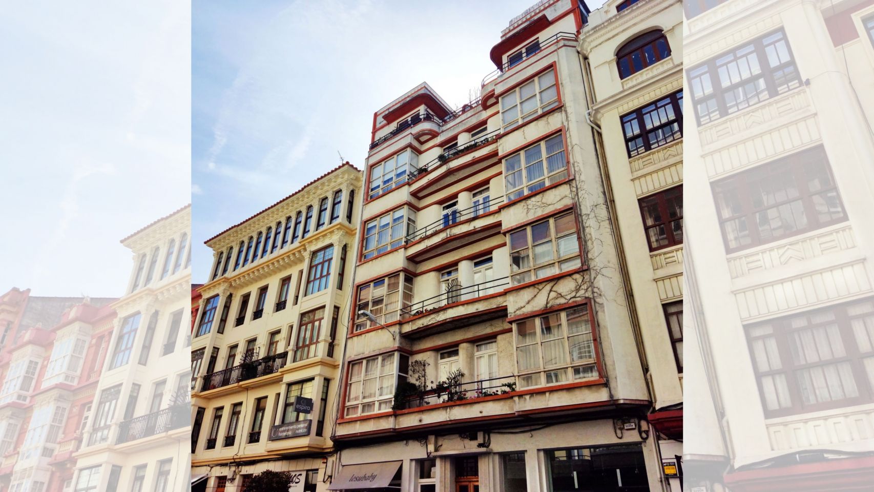 Vista de la Casa Morán en la calle Emilia Pardo Bazán de A Coruña