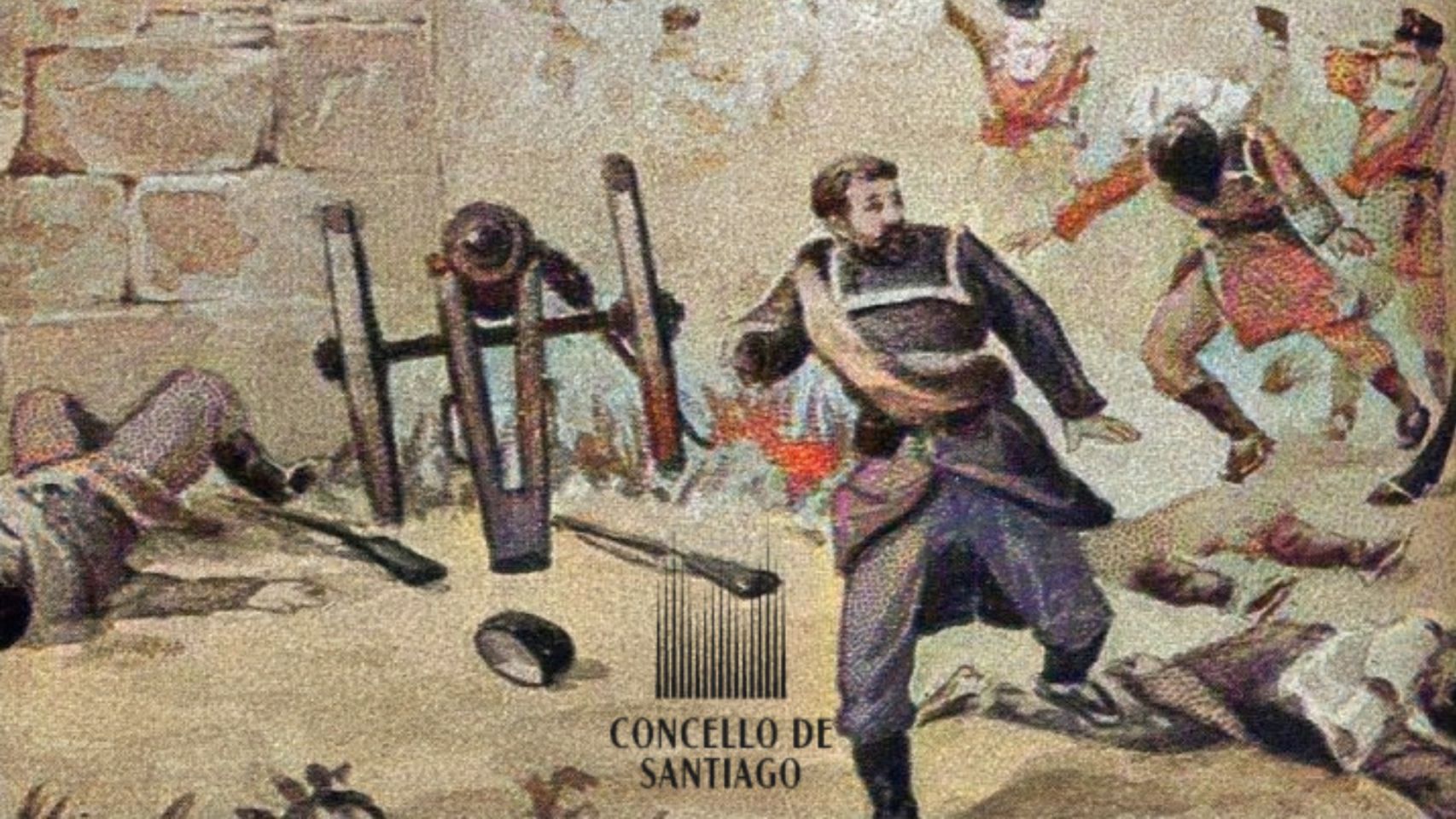 Cartel de los paseos guiados sobre el levantamiento de 1846.