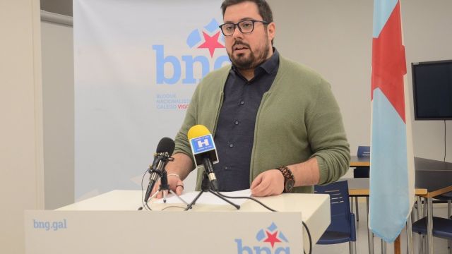 Xabier Pérez Igrexas, concejal del BNG en Vigo.