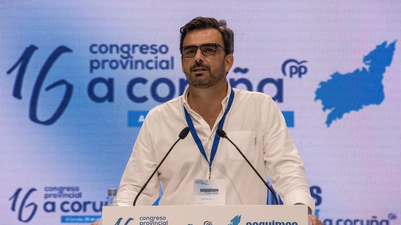 El presidente del Partido Popular de A Coruña, Diego Calvo.