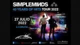 Simple Minds presenta `40 Years of Hits Tours 2022´ en A Coruña