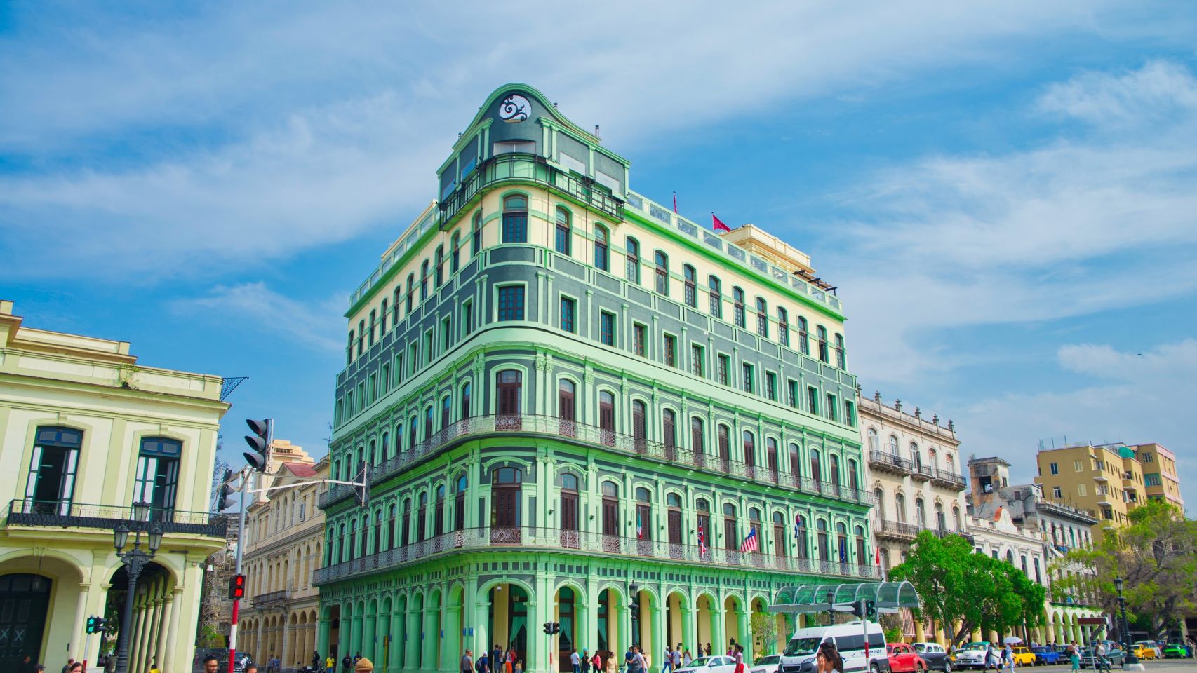 El hotel Saratoga de La Habana.