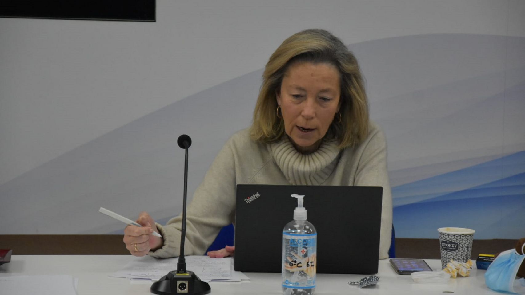 La portavoz del PP en A Coruña, Rosa Gallego, en una foto de archivo.