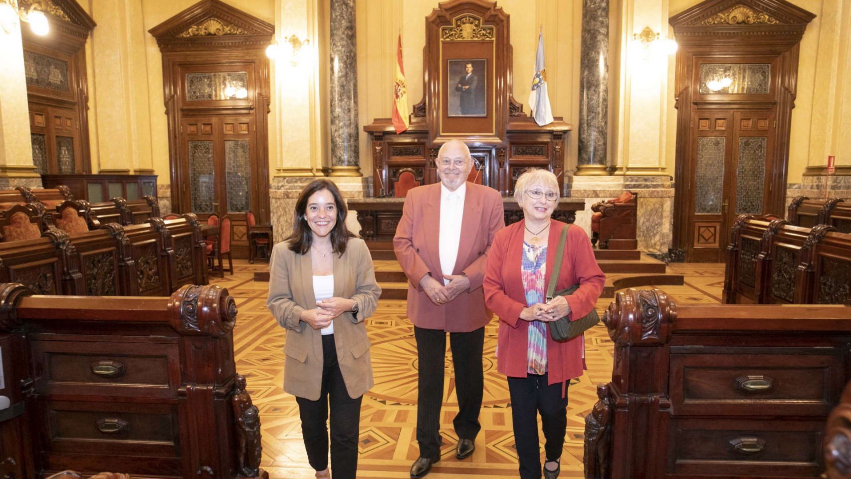 Donación al concello de la familia de María Casares