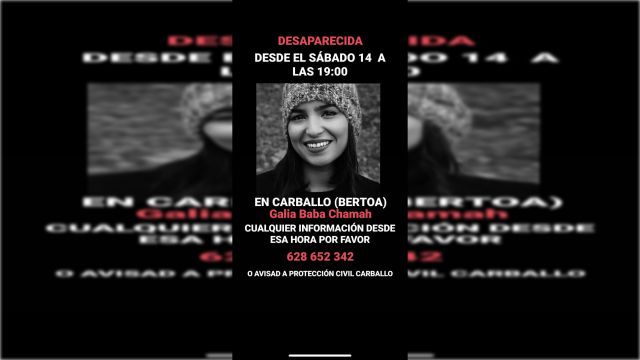 Joven desaparecida en Carballo (A Coruña).
