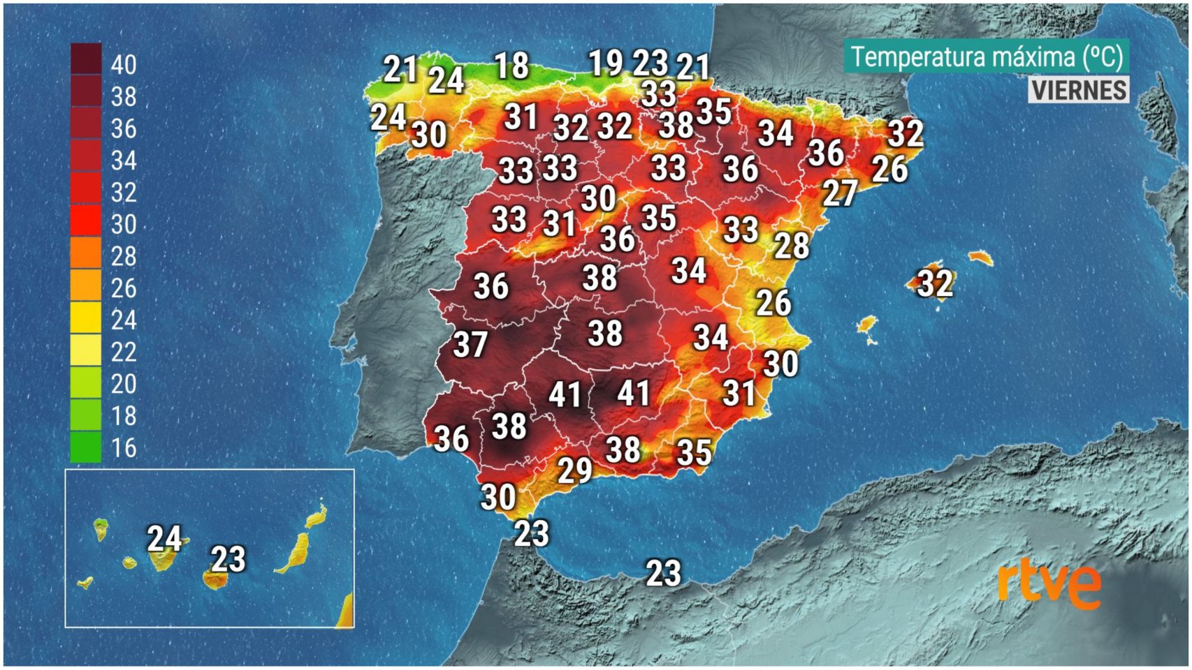 Ola de calor en España esta semana.