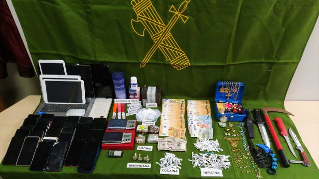 'Operación Armeto' de la Guardia Civil en Meicende (A Coruña).