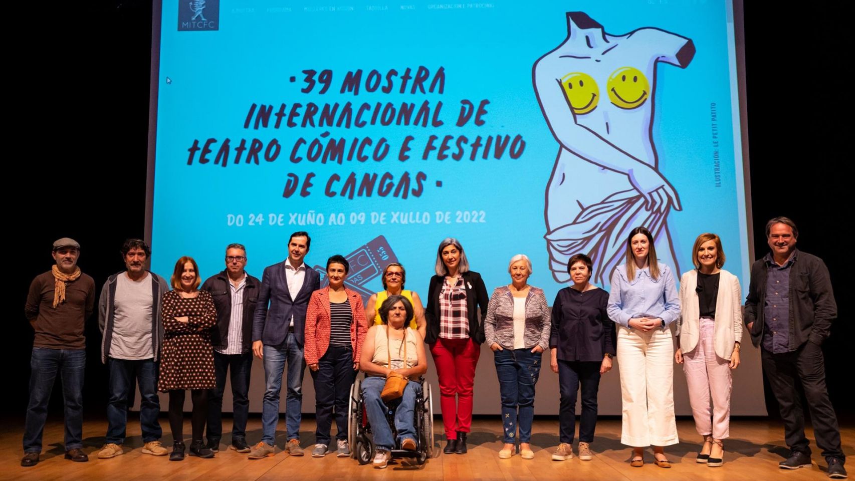 Presentación de la 39ª Mostra Internacional de Teatro Cómico e Festivo de Cangas.