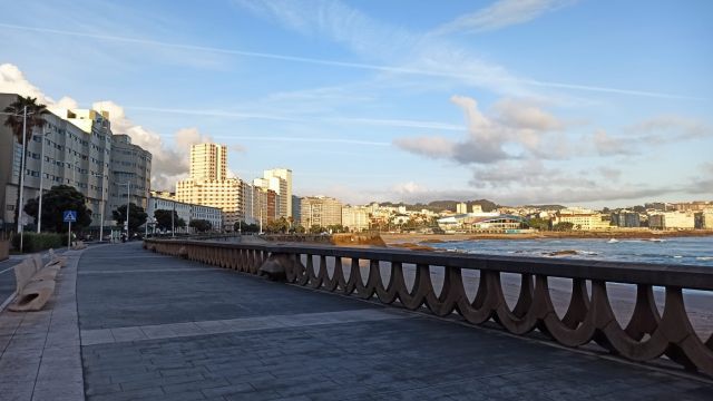 El Paseo Marítimo de A Coruña.