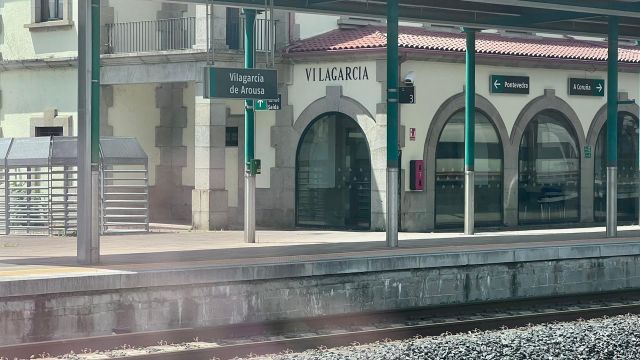 Estación de tren de Vilagarcía.