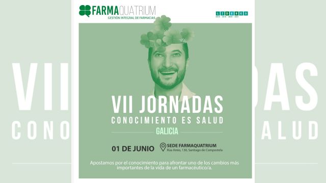 Cartel de las VII Jornadas FarmaQuatrium.