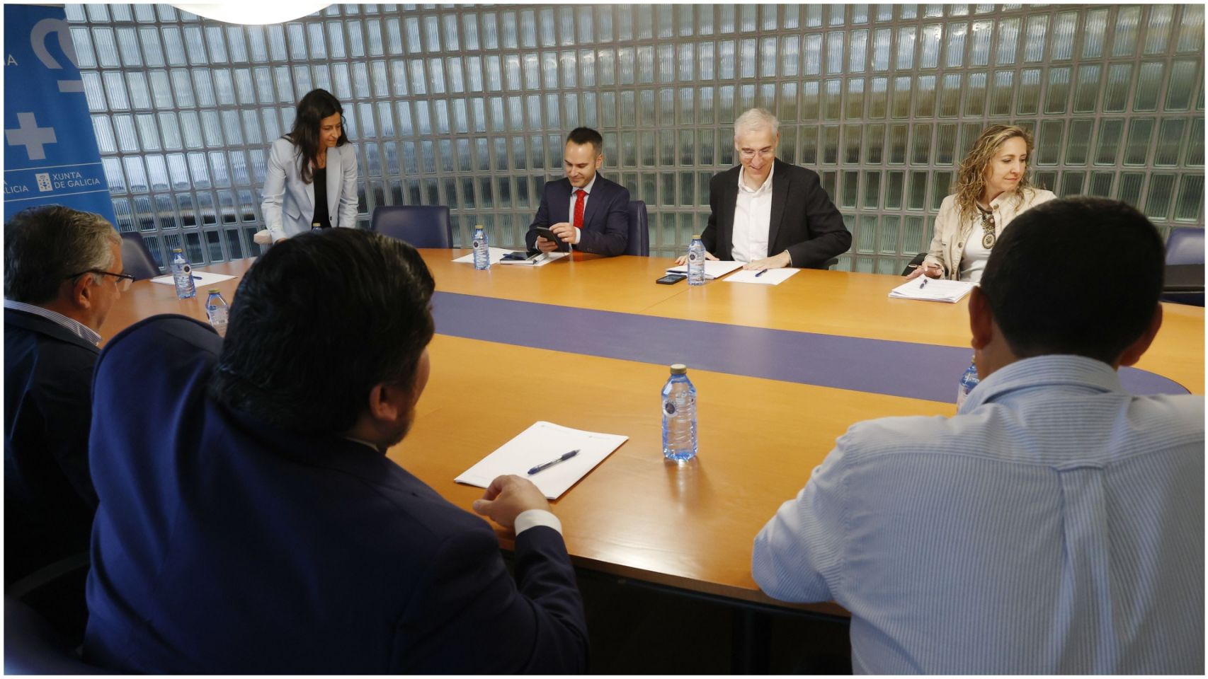 Conde se reunió con representantes del tejido empresarial en Ferrol.