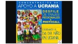 Celebración del día del niño en Ucrania | Desfile y photocall en A Coruña