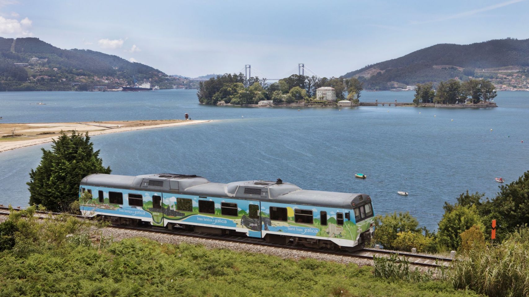 Trenes turísticos de Galicia.