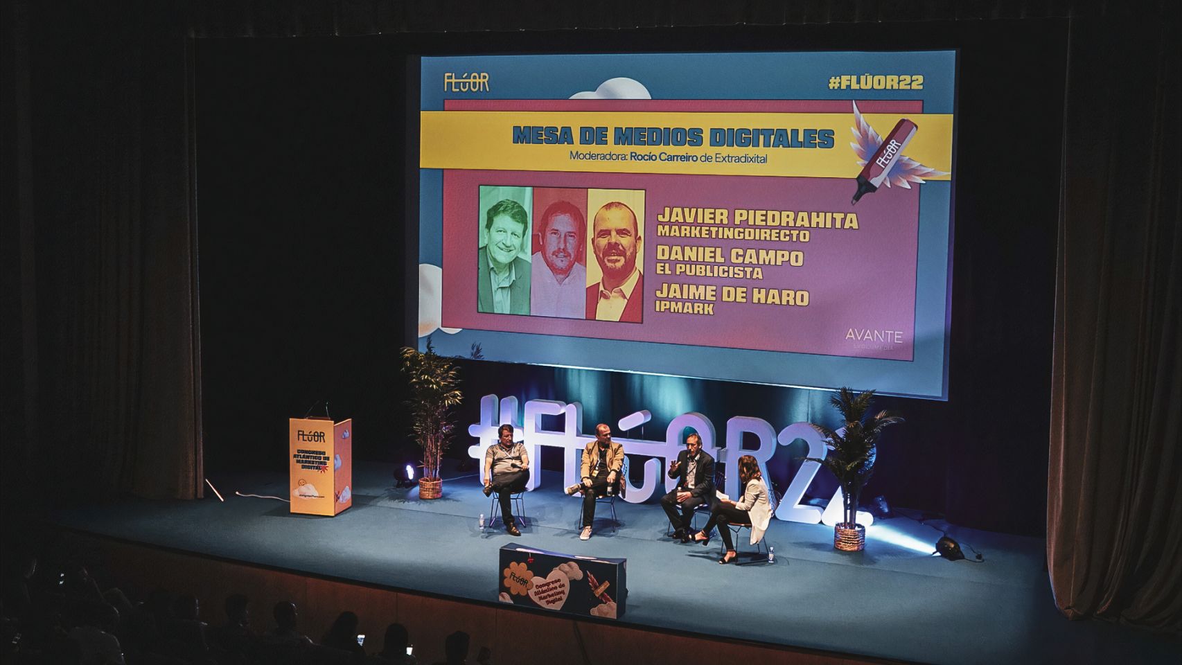 Primera jornada del congreso de marketing digital Flúor 2022 (Pontevedra).