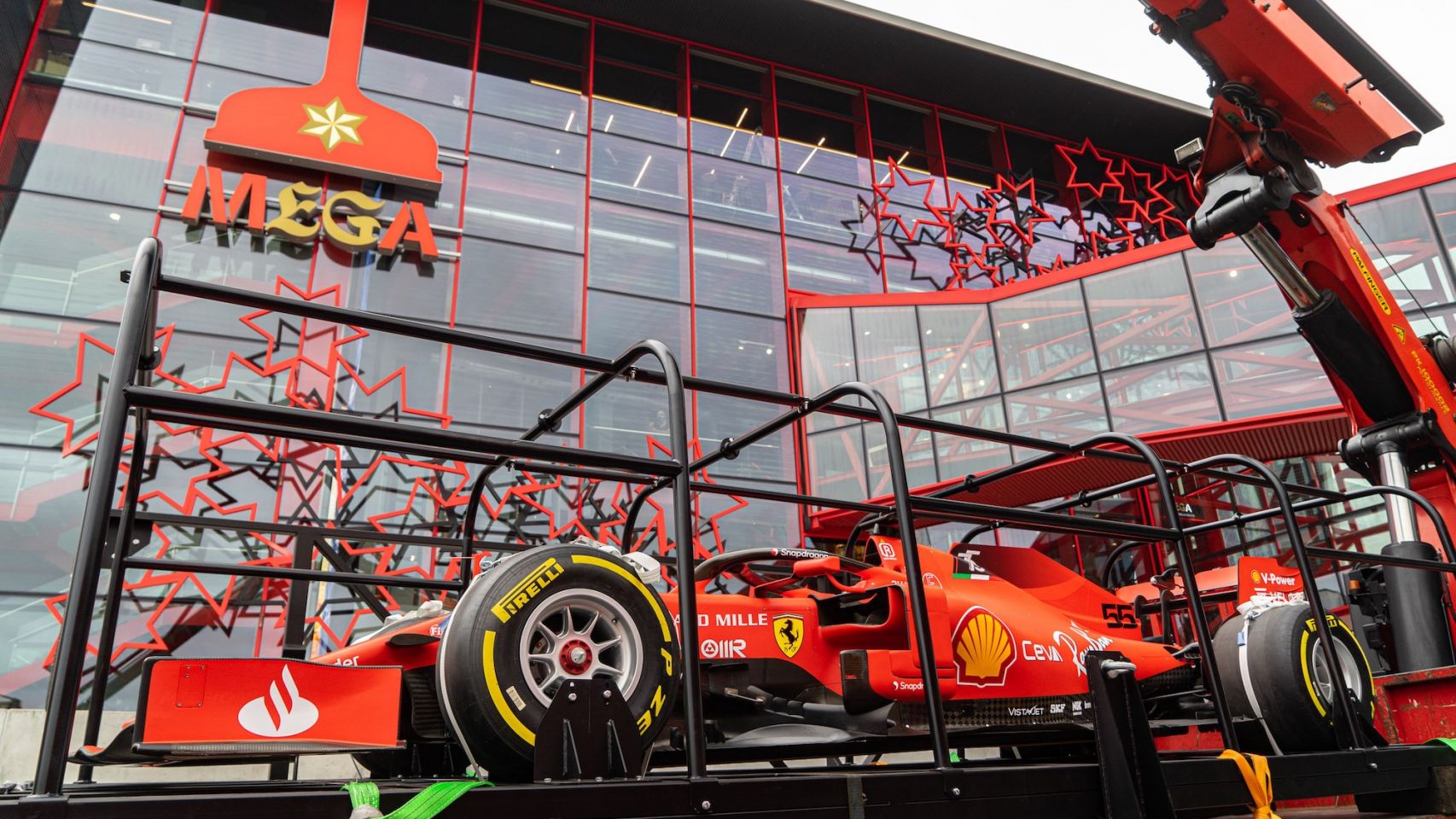 El coche de Ferrari que se podrá ver en MEGA.