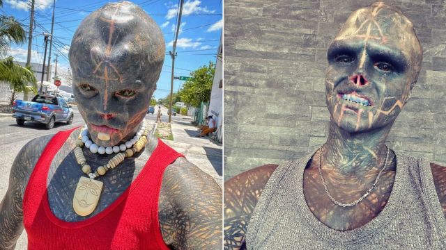 El tatuador Black Alien.