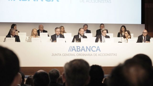 Imagen de la junta general de accionistas de Abanca 