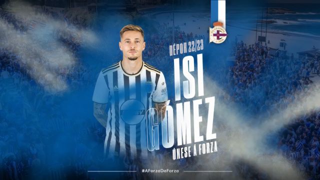 Isi Gómez, nuevo jugador del Deportivo.