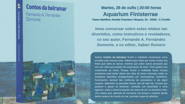 Presentación libro en el Aquarium Finisterrae.