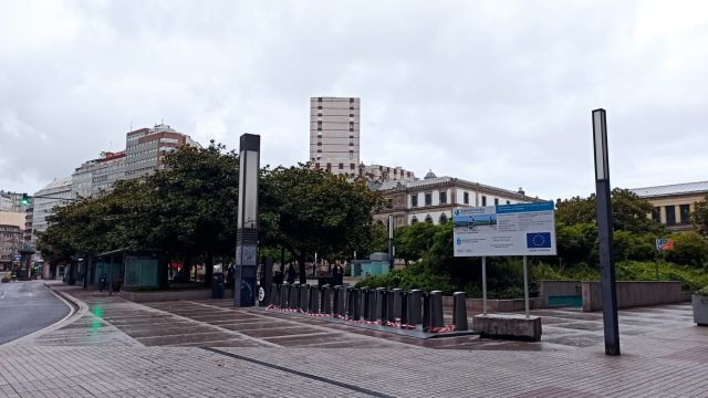 La plaza de Pontevedra de A Coruña.