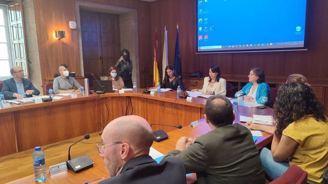 Pleno del Observatorio Galego contra a Discriminación por Orientación Sexual e Identidade de Xénero, celebrado en la sede del Consello Económico e Social (CES).
SOCIEDAD ESPAÑA EUROPA GALICIA AUTONOMÍAS