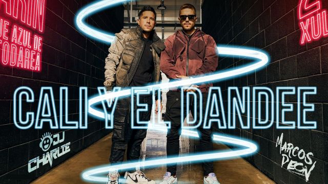 Cartel del concierto de Cali & El Dandee en Marín (Pontevedra).