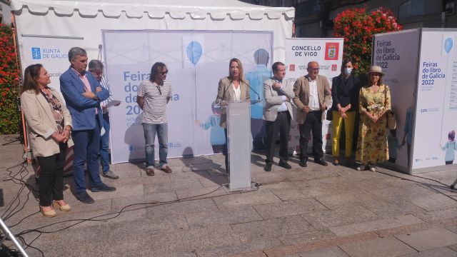 Inauguración de la Feria del Libro en Vigo.