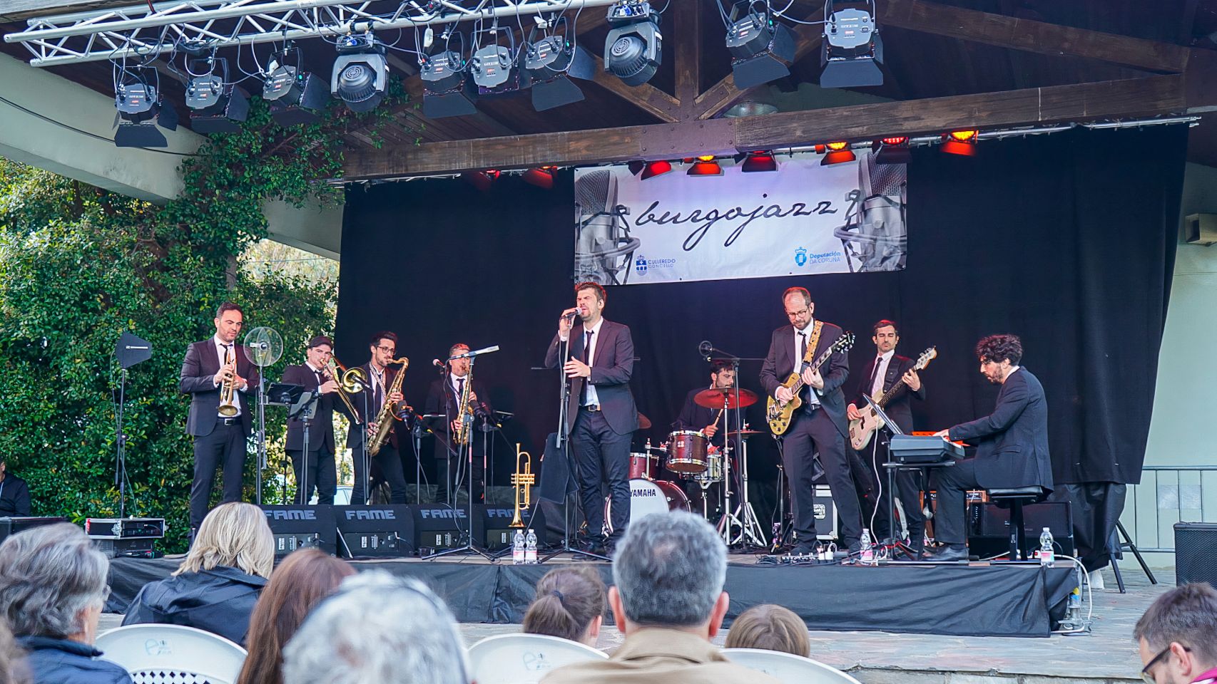 Actuación durante el festival BurgoJazz en Culleredo, en una foto de archivo.
